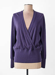 Pull col v manches longues violet ALDO MARTIN'S femme