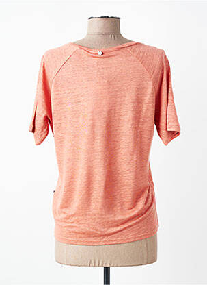 T-shirt col v manches courtes orange MAT DE MISAINE femme