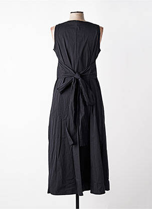 Robe mi-longue sans manche sans manche noir EVA KAYAN femme