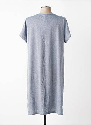 Chemise de nuit imprimé rayures bleu SENORETTA femme