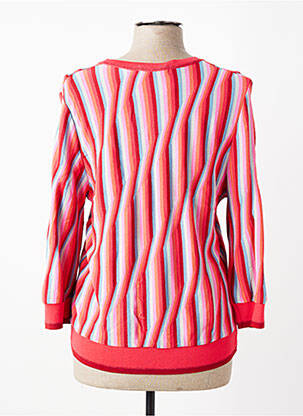 Pull col v manches 3/4 rouge ALDO MARTIN'S femme