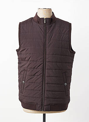 Doudoune poches sans capuche marron CAMBRIDGE homme