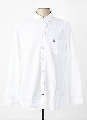 Chemise manches longues coupe cintrée blanc CAMBRIDGE homme
