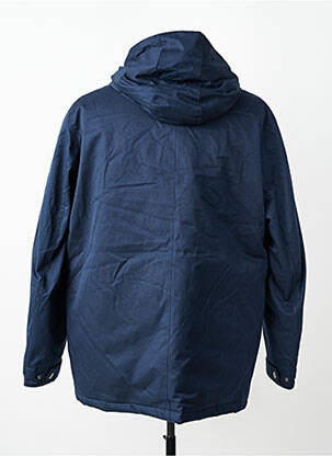Parka finition intérieure doublure satiné a capuche bleu CAMBRIDGE homme