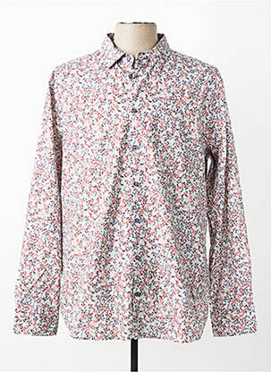 Chemise manches longues imprimé fleurs gris CAMBRIDGE homme