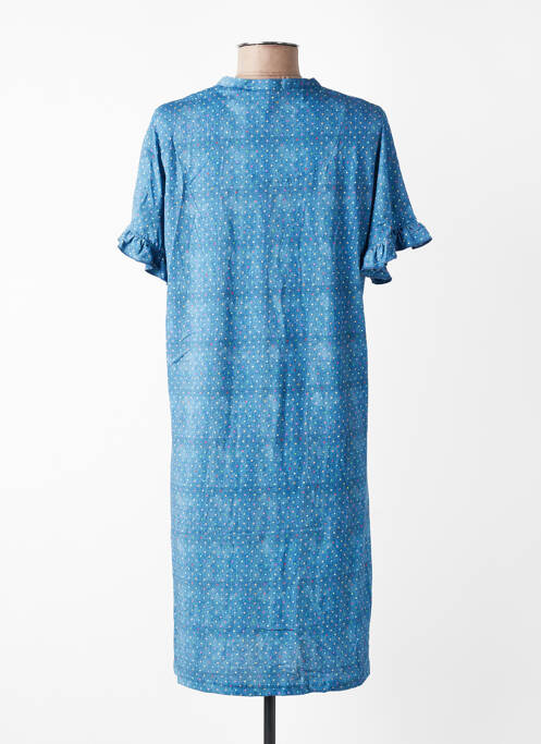 Chemise de nuit imprimé pois bleu LEON & LEONIE femme