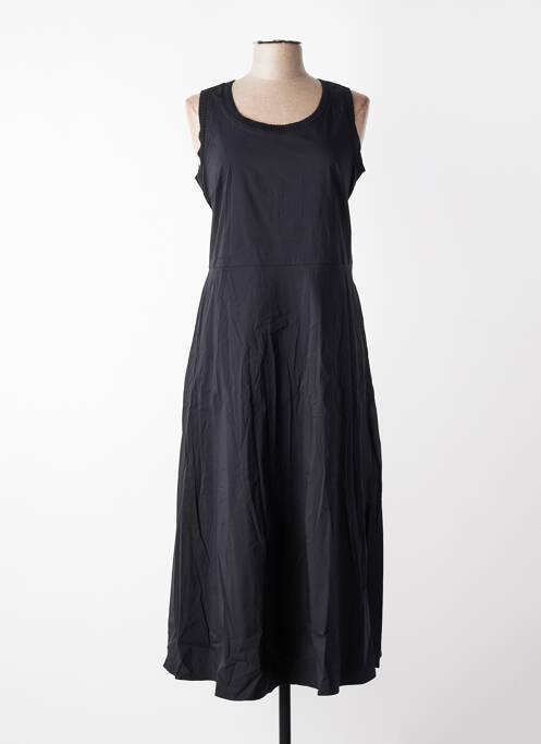 Robe mi-longue sans manche sans manche noir EVA KAYAN femme