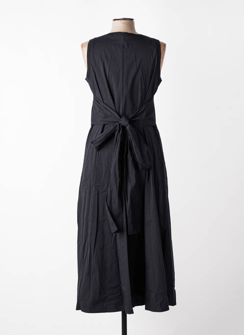Robe mi-longue sans manche sans manche noir EVA KAYAN femme