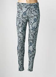 Pantalon slim taille élastique gris ANTIGEL femme