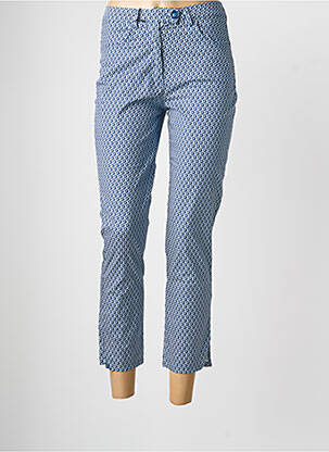 Pantacourt poches bleu EAST DRIVE femme