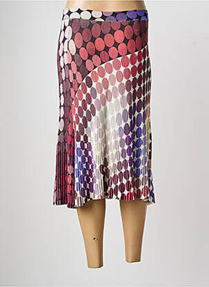 Jupe mi-longue coupe évasée violet JEI'S BY LETIZIA DENARO femme
