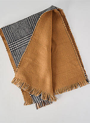 Echarpe imprimé carreaux marron CAMBRIDGE homme