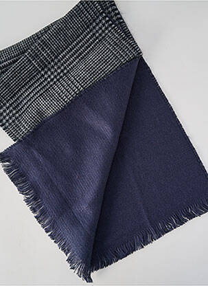 Echarpe tissage chiné bleu CAMBRIDGE homme