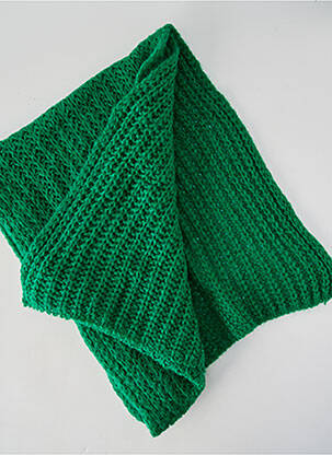 Echarpe stretch vert SIGNE NATURE femme