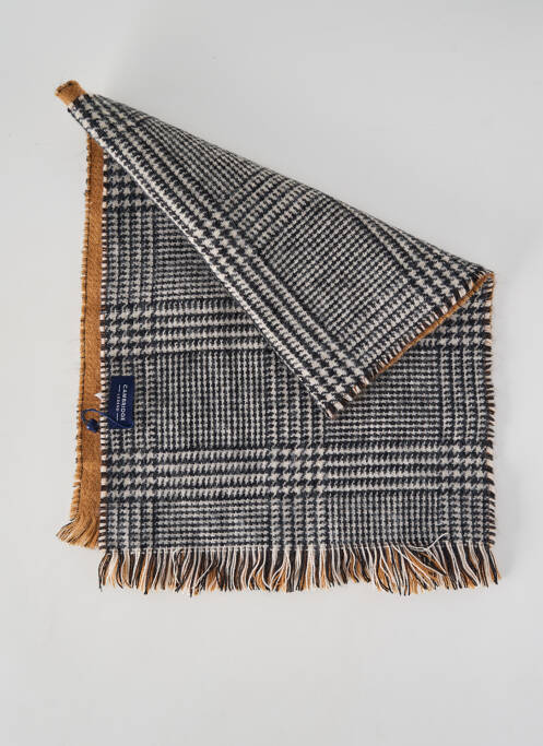 Echarpe imprimé carreaux marron CAMBRIDGE homme