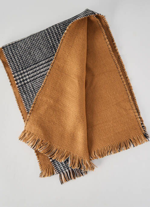 Echarpe imprimé carreaux marron CAMBRIDGE homme