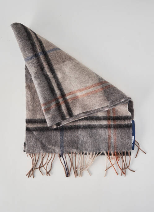 Echarpe imprimé carreaux gris CAMBRIDGE homme