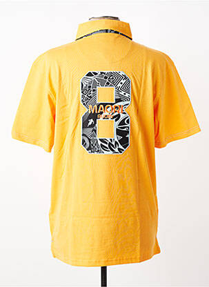 Polo tissage jersey manches courtes orange RUCKFIELD homme