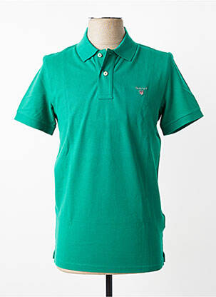 Polo stretch manches courtes vert GANT homme