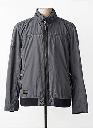 Blouson capuche intégrée dans le col gris CAMEL ACTIVE homme