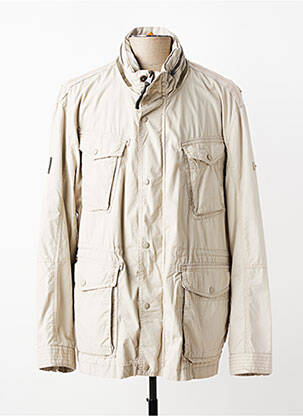 Blouson capuche intégrée dans le col beige CAMEL ACTIVE homme