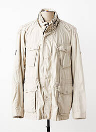 Blouson fermeture zippée sous rabat pressionné beige CAMEL ACTIVE homme
