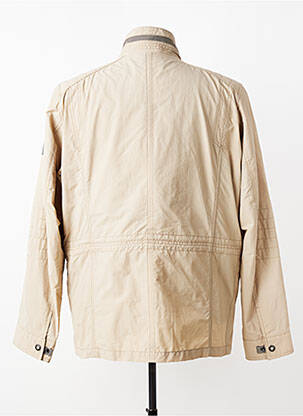 Blouson fermeture zippée sous rabat pressionné beige NEW CANADIAN homme