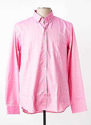 Chemise manches longues poignets boutonnés rose DARIO BELTRAN homme