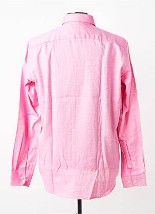 Chemise manches longues poches rose DARIO BELTRAN homme