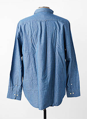 Chemise manches longues poches bleu GANT homme