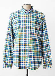 Chemise manches longues poches bleu GANT homme
