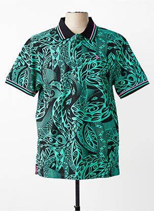 Polo stretch manches courtes vert RUCKFIELD homme