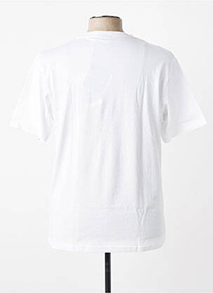 T-shirt broderie manches courtes blanc RUCKFIELD homme