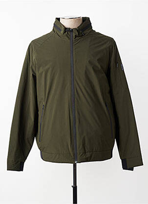 Blouson capuche intégrée dans le col vert BUGATTI homme