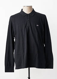 Polo manches longues manches longues noir GANT homme