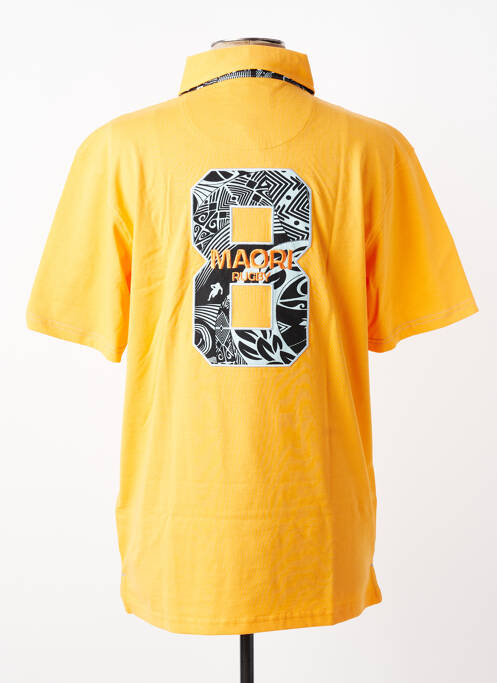 Polo tissage jersey manches courtes orange RUCKFIELD homme