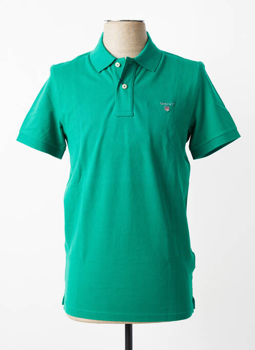 Polo stretch manches courtes vert GANT homme