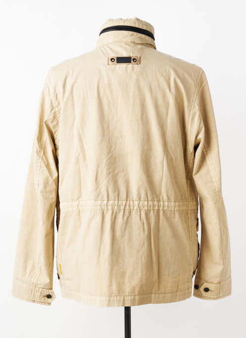 Blouson capuche intégrée dans le col beige CAMEL ACTIVE homme