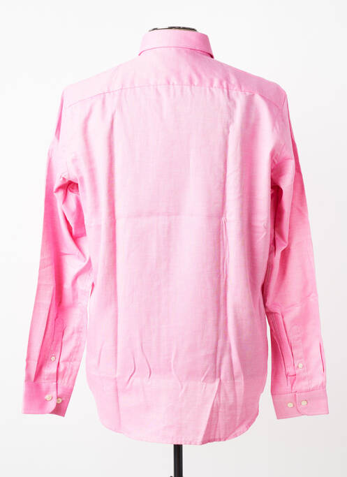 Chemise manches longues poignets boutonnés rose DARIO BELTRAN homme