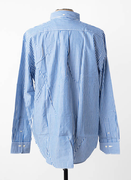 Chemise manches longues imprimé rayures bleu GANT homme