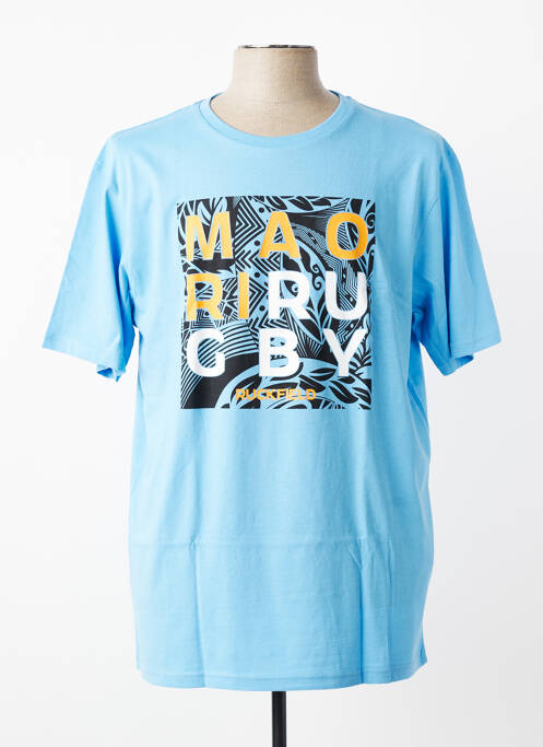 T-shirt stretch manches courtes bleu RUCKFIELD homme