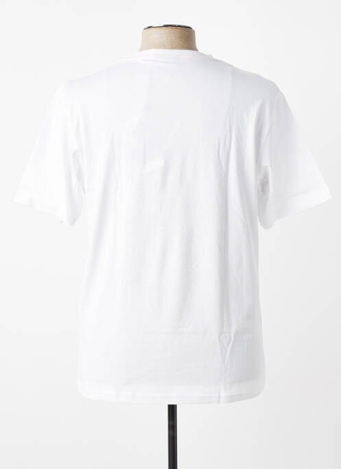 T-shirt broderie manches courtes blanc RUCKFIELD homme
