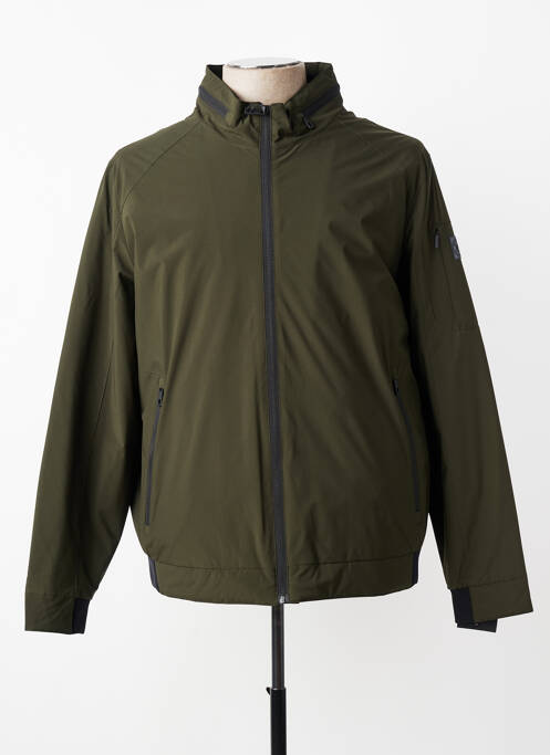 Blouson capuche intégrée dans le col vert BUGATTI homme