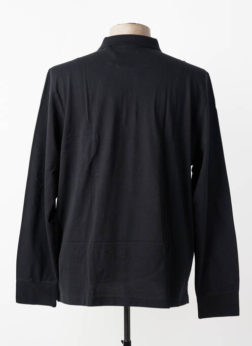 Polo manches longues manches longues noir GANT homme