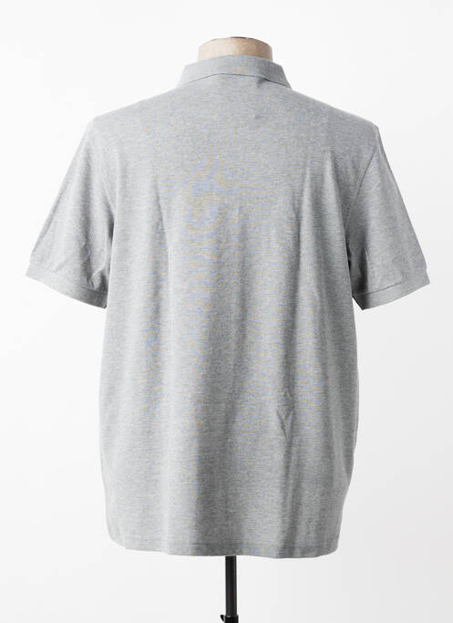 Polo tissage chiné manches courtes gris FRED PERRY homme