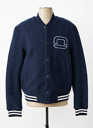 Blouson poches bleu OLYMP homme