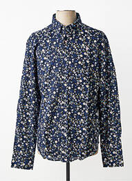 Chemise manches longues poignets boutonnés bleu RUCKFIELD homme