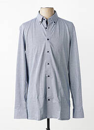 Chemise manches longues imprimé fantaisie bleu OLYMP homme