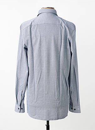 Chemise manches longues imprimé fantaisie bleu OLYMP homme