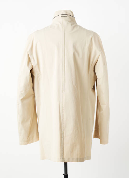 Blouson fermeture zippée sous rabat pressionné beige BUGATTI homme